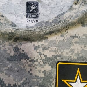Mens 2XL us army camo shirt